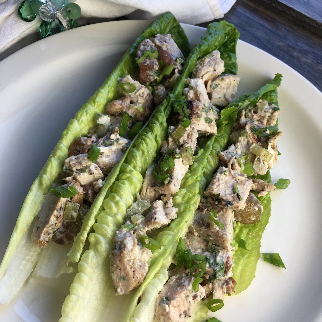 chicken salad lettuce wraps
